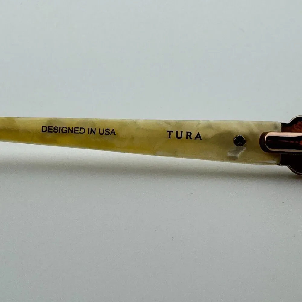 Tura Mod. 523 Gold SLG‎ Metal Fancy Eyeglasses Frames 52-16-135 H13228